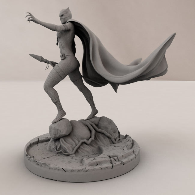 Black Panther Woman 3D print model – 3DModel Pro