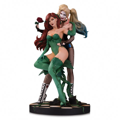 Poison Ivy and Harley Quinn Statue 3D model Ready Print