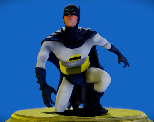 Adam West's Batman 1966 3D Model Ready to Print