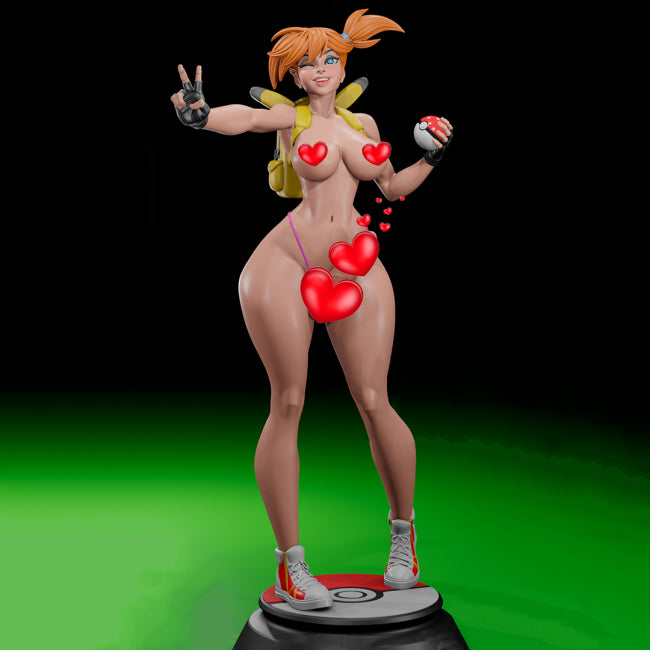 Adult Misty from Pokemon Figures STL Ready to Print