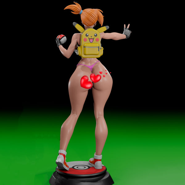 Adult Misty from Pokemon Figures STL Ready to Print