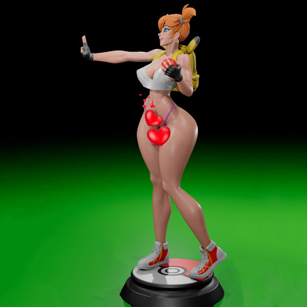 Adult Misty from Pokemon Figures STL Ready to Print