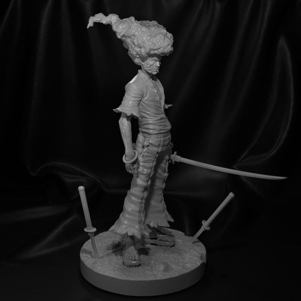 Afro Samurai 3D Model Ready to Print