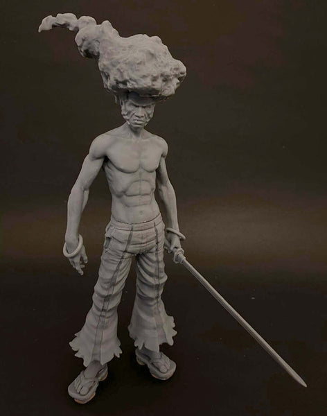 Afro Samurai 3D Model Ready to Print