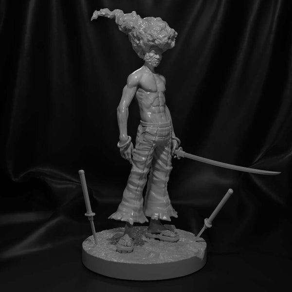 Afro Samurai 3D Model Ready to Print
