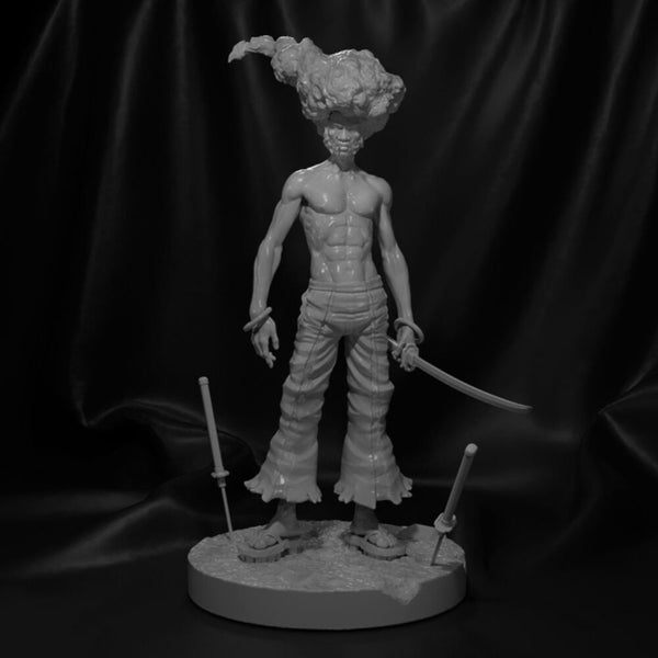Afro Samurai 3D Model Ready to Print
