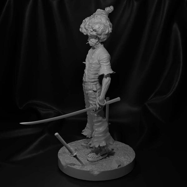 Afro Samurai 3D Model Ready to Print