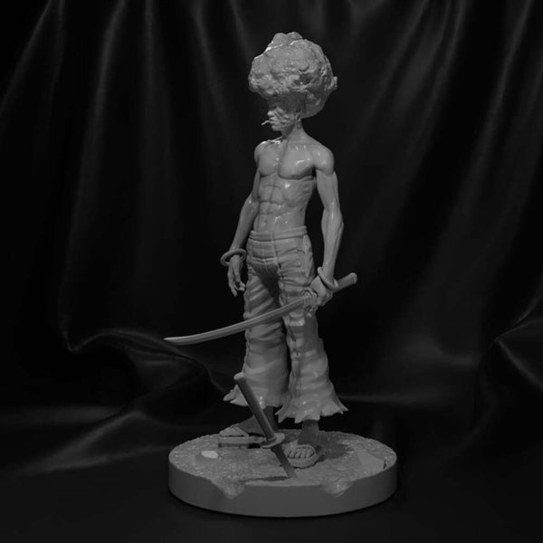 Afro Samurai 3D Model Ready to Print