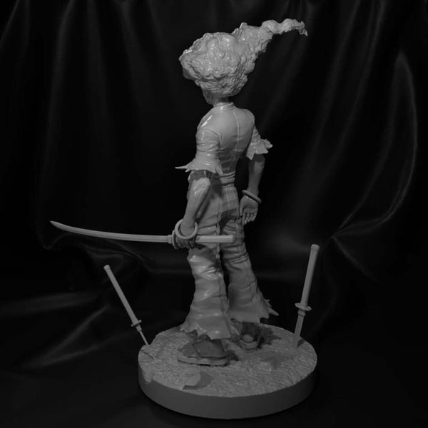 Afro Samurai 3D Model Ready to Print