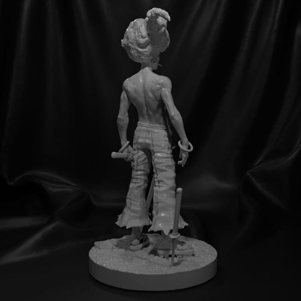 Afro Samurai 3D Model Ready to Print