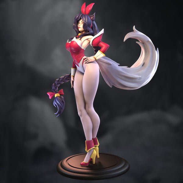 Ahri Bunny Anime Figures 3D Model Ready to Print