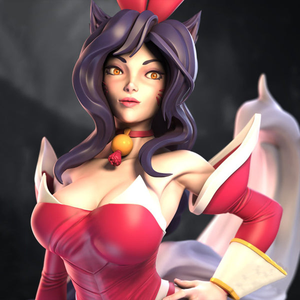 Ahri Bunny Anime Figures 3D Model Ready to Print