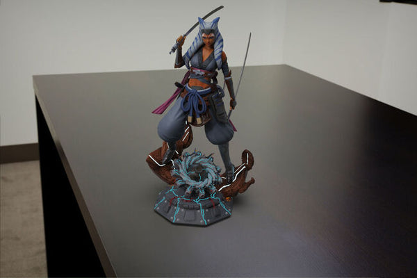 Ahsoka Tano Samurai Concept - Star Wars 3D Model Ready to Print