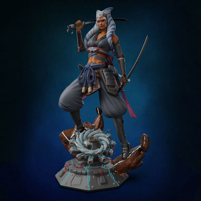 Ahsoka Tano Samurai Concept - Star Wars 3D Model Ready to Print