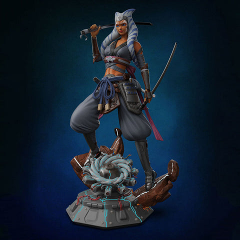 Ahsoka Tano Samurai Concept - Star Wars 3D Model Ready to Print