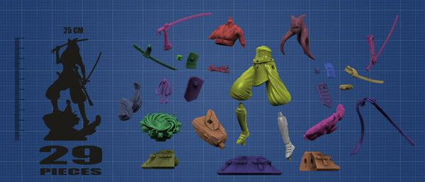 Ahsoka Tano Samurai Concept - Star Wars 3D Model Ready to Print