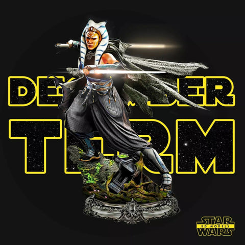 Ahsoka Tano - Star Wars 3D Model Ready to Print