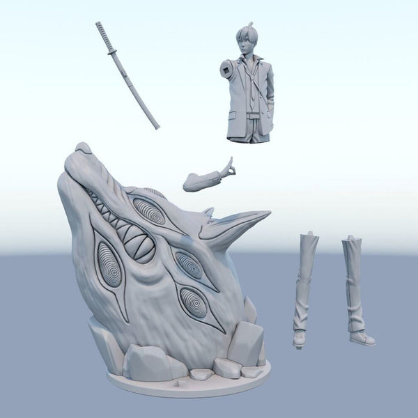Aki Hayakawa from Chainsaw Man 3D Model Ready to Print