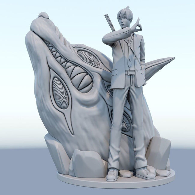 Aki Hayakawa from Chainsaw Man 3D Model Ready to Print