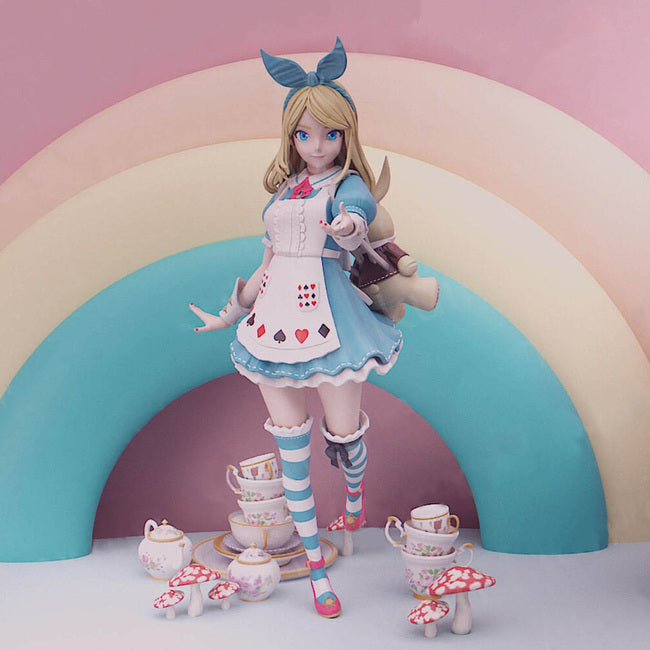 Alice in Wonderland 3D Model Ready to Print