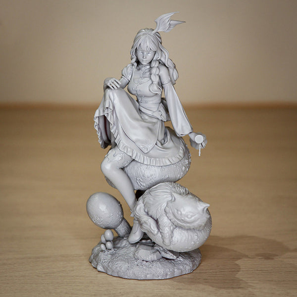 Alice in Wonderland 3D Model Ready to Print