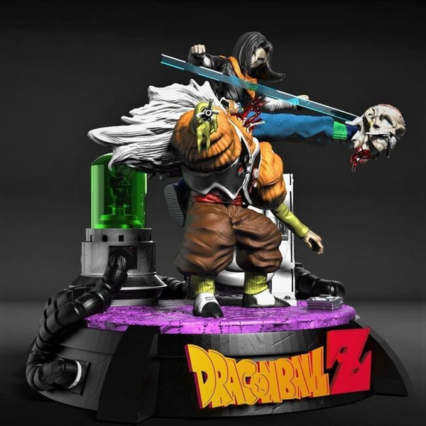 Android 17 vs Dr Gero 3D Model Ready to Print