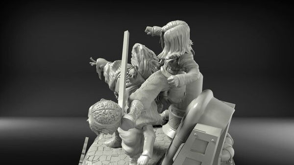 Android 17 vs Dr Gero 3D Model Ready to Print
