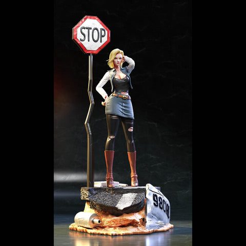 Android 18 3D Model Ready to Print