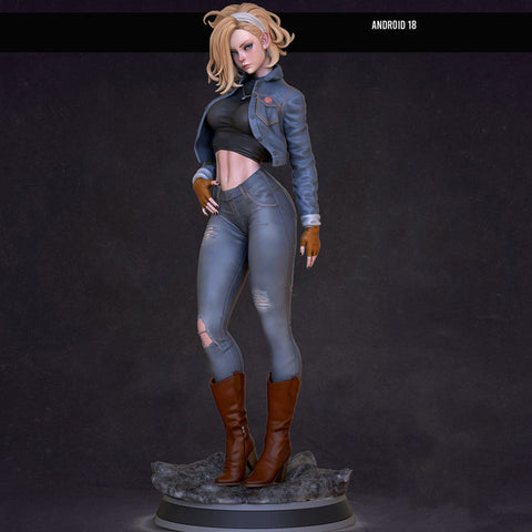 Android 18 NSFW 3D Model Ready to Print