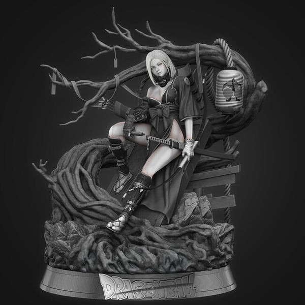 Android 18 Samurai Dragon Ball 3D Model Ready to Print