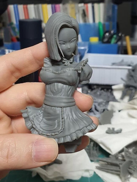 Android 18 Sexy Maid 3D Model Ready to Print