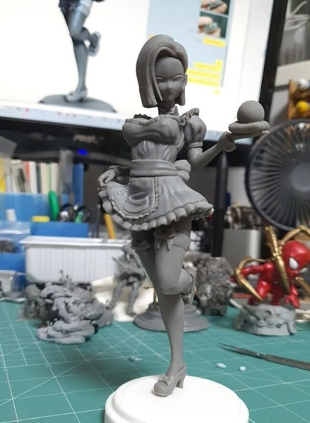 Android 18 Sexy Maid 3D Model Ready to Print