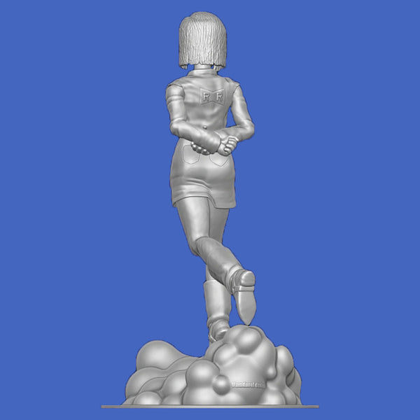 Android 18 Statue 3D Model Ready to Print