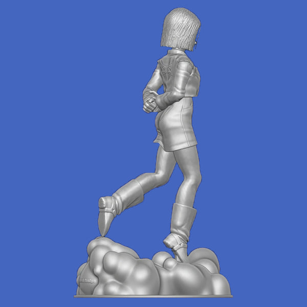 Android 18 Statue 3D Model Ready to Print