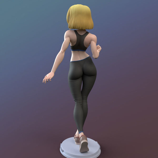 Android 18 Version SFW NSFW 3D Model Ready to Print