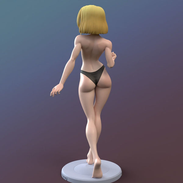 Android 18 Version SFW NSFW 3D Model Ready to Print