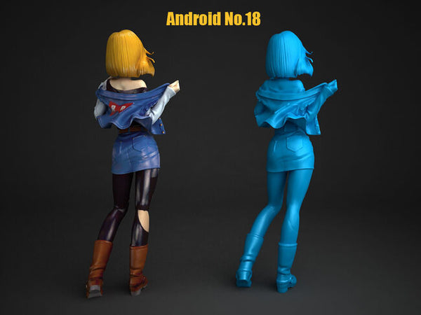 Android No18 3D Model Ready to Print