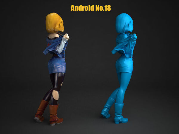 Android No18 3D Model Ready to Print