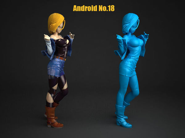 Android No18 3D Model Ready to Print