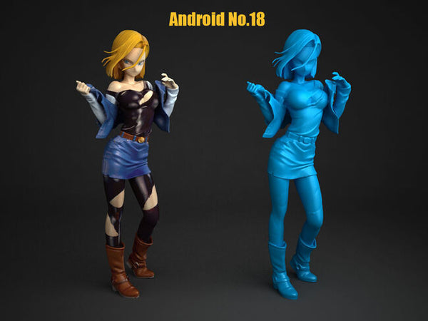 Android No18 3D Model Ready to Print
