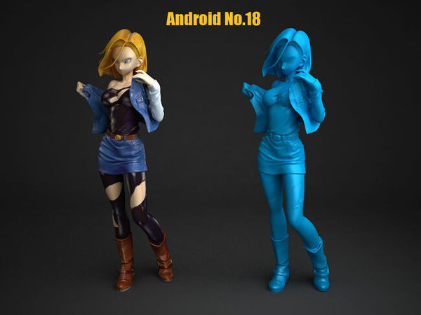 Android No18 3D Model Ready to Print