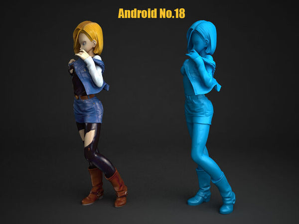 Android No18 3D Model Ready to Print