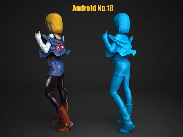 Android No18 3D Model Ready to Print