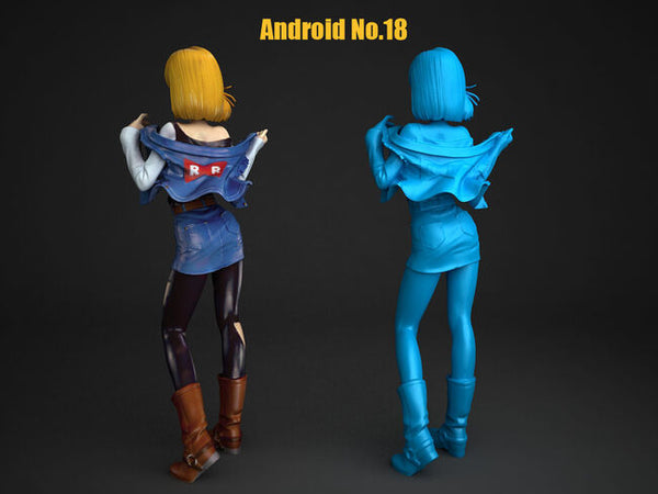 Android No18 3D Model Ready to Print
