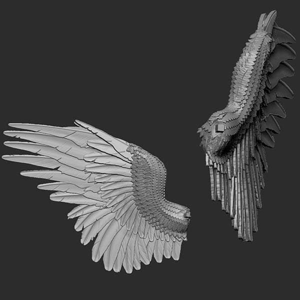 Angel Xmen Statue 3D Model Ready to Print
