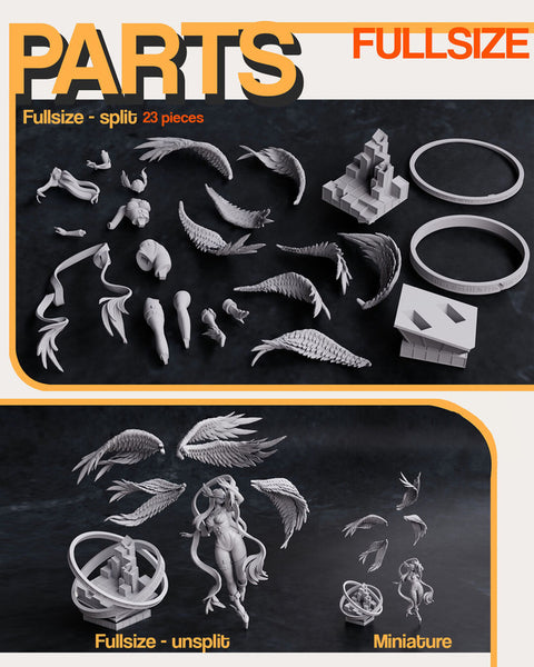 Angewomon - Digimon 3D Model Ready to Print
