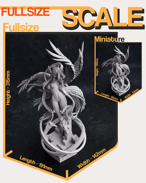 Angewomon - Digimon 3D Model Ready to Print