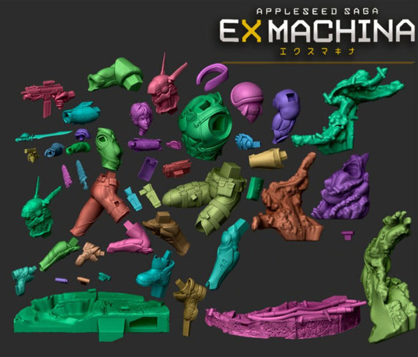 Appleseed Ex Machina 3D Model Ready to Print