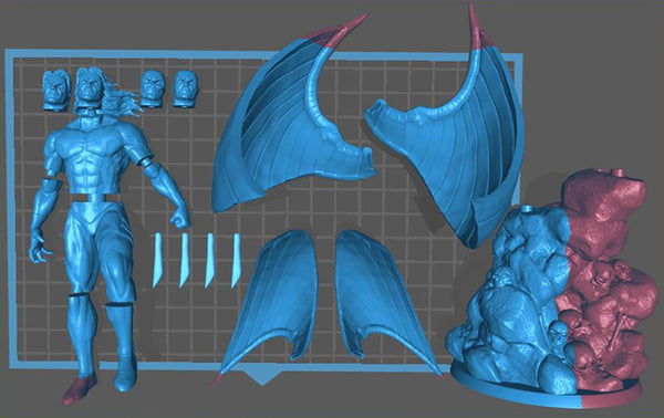 Archangel Xmen 3D Model Ready to Print