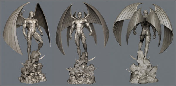 Archangel Xmen 3D Model Ready to Print